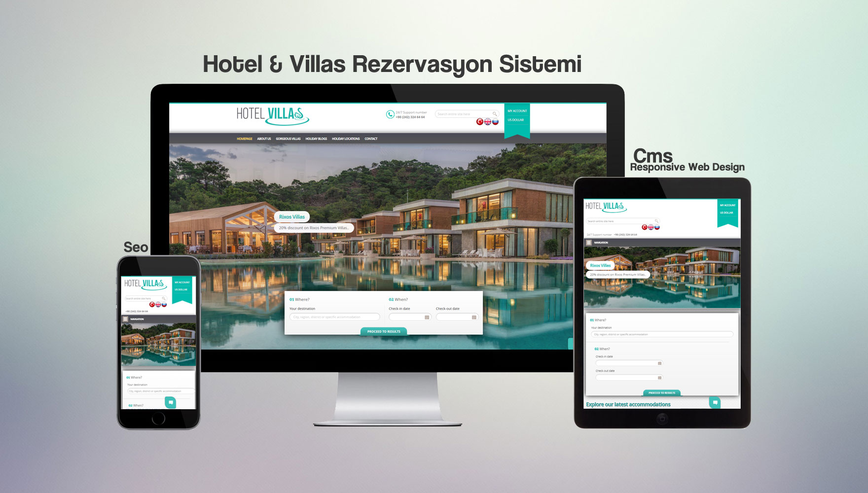 Hotel & Villas Rezervasyon Sistemi